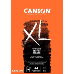 Bloc XL croquis Canson A4 - collé 100 feuilles