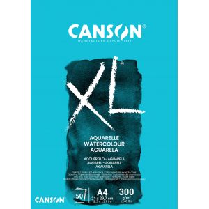 Bloc XL aquarelle Canson - collé 100 feuilles