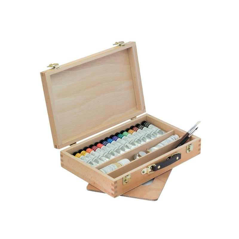 Coffret Tempéra extra-fine Sennelier - 15 tubes 21 ml