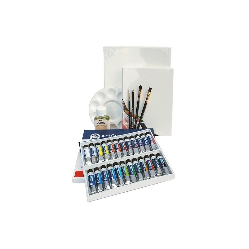 Kit Peinture huile 24 couleurs Kit Peinture huile 24 couleurs
