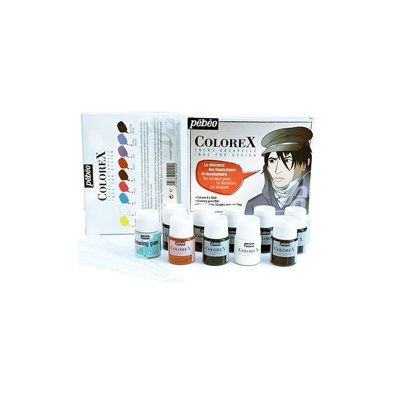 Kit Colorex, encre aquarelle Kit Colorex, encre aquarelle