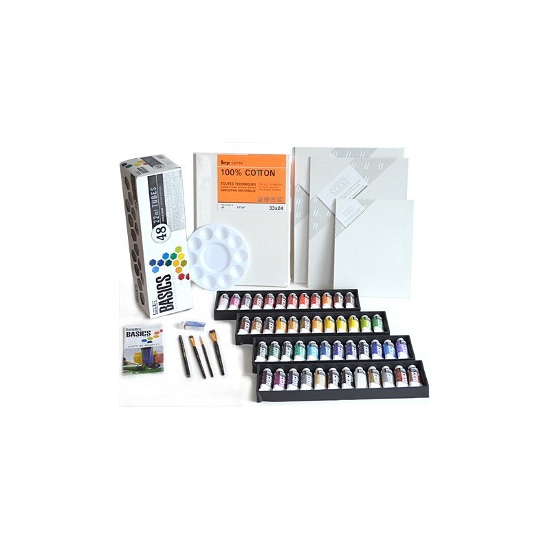 Kit acrylique 48 couleurs Kit acrylique 48 couleurs