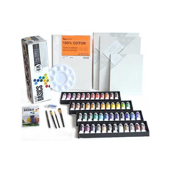 Kit acrylique 48 couleurs