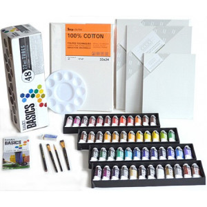 Kit Peinture Acrylique 24 couleurs - Creastore