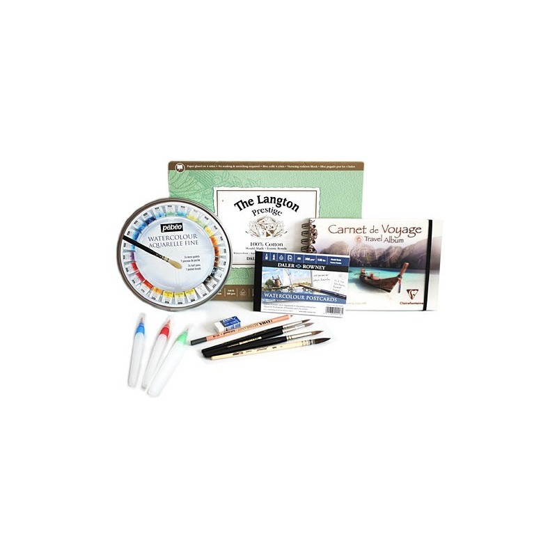 Kit Aquarelle Paysage,  peinture aquarelle