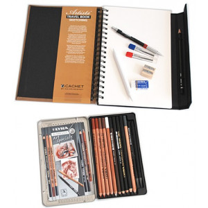 Coffrets, kits de dessin : crayons de couleur et crayons esquisse