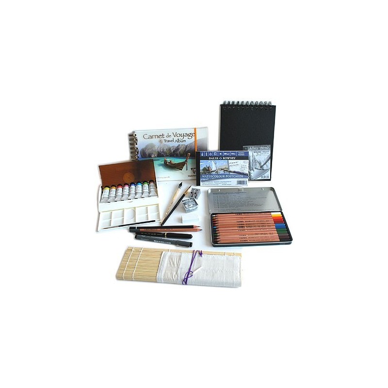 Kit Vacances Dessin Aquarelle en tubes Kit Vacances Dessin Aquarelle en tubes