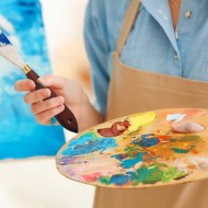 Pinceliers, boîtes de rangement pour pinceaux et peinture