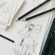 Crayons graphites et craies graphites