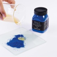 Pigments pour fabrication peinture, décoration. Mortier et liant