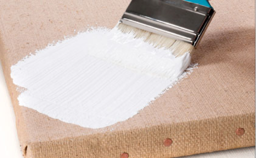 Préparer une toile pour peinture  à l'huile et acrylique